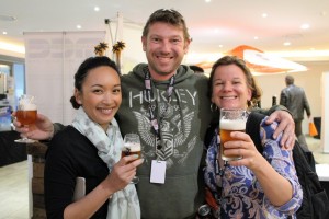Neva Parker and Christina Schonberg were thrilled to meet one of their beeroes at the 2016 Beer Boot Camp ;-)